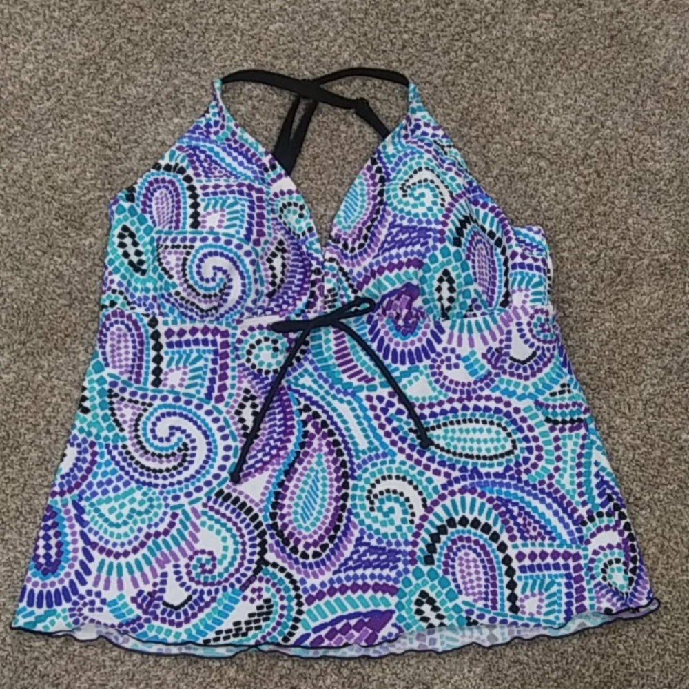 Ocean Dream Turquoise and Purple Bathing Suit